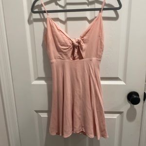 Light Pink Tie Knot Dress
